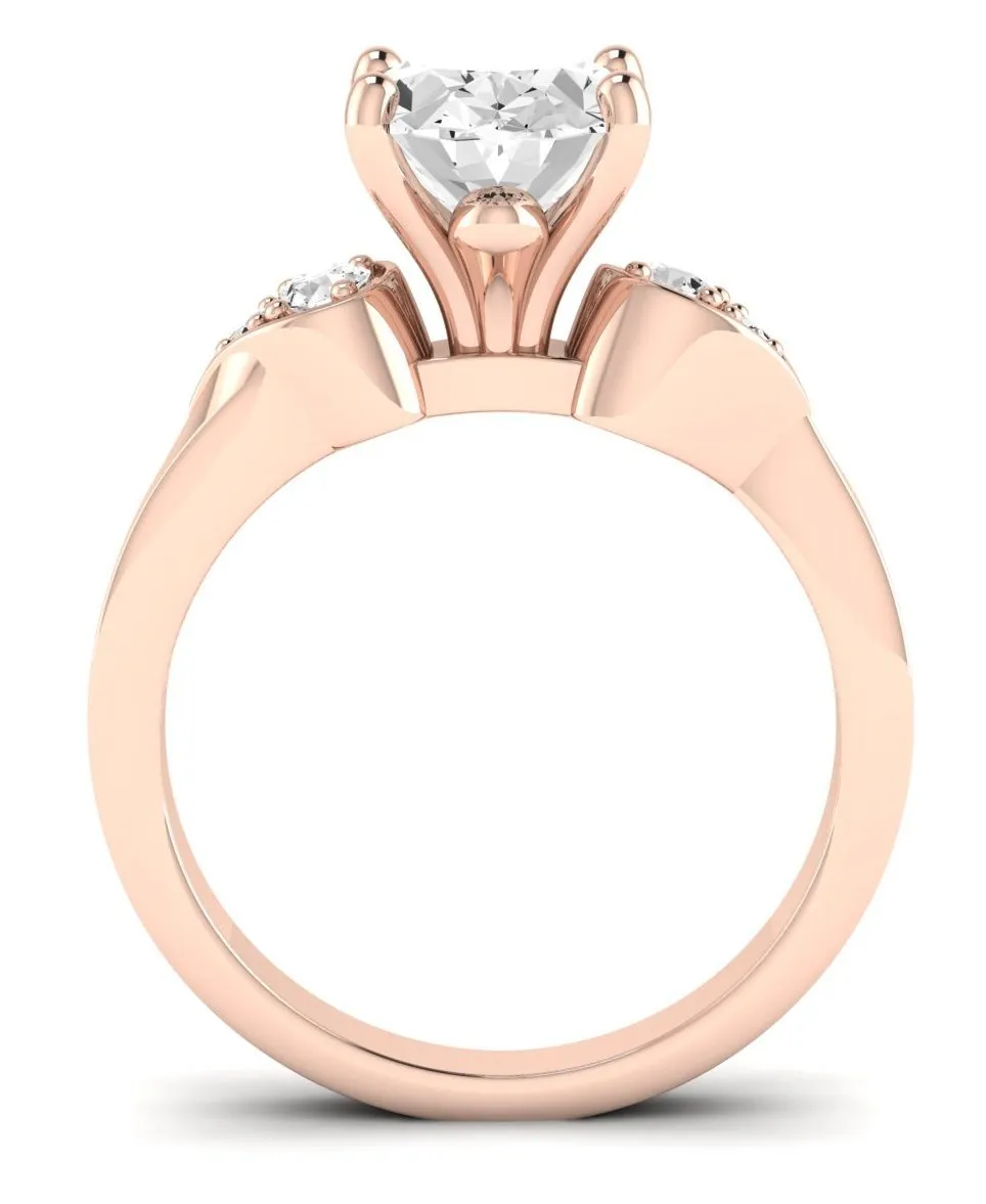Hibiscus - Oval Lab Diamond Engagement Ring (IGI Certified)
