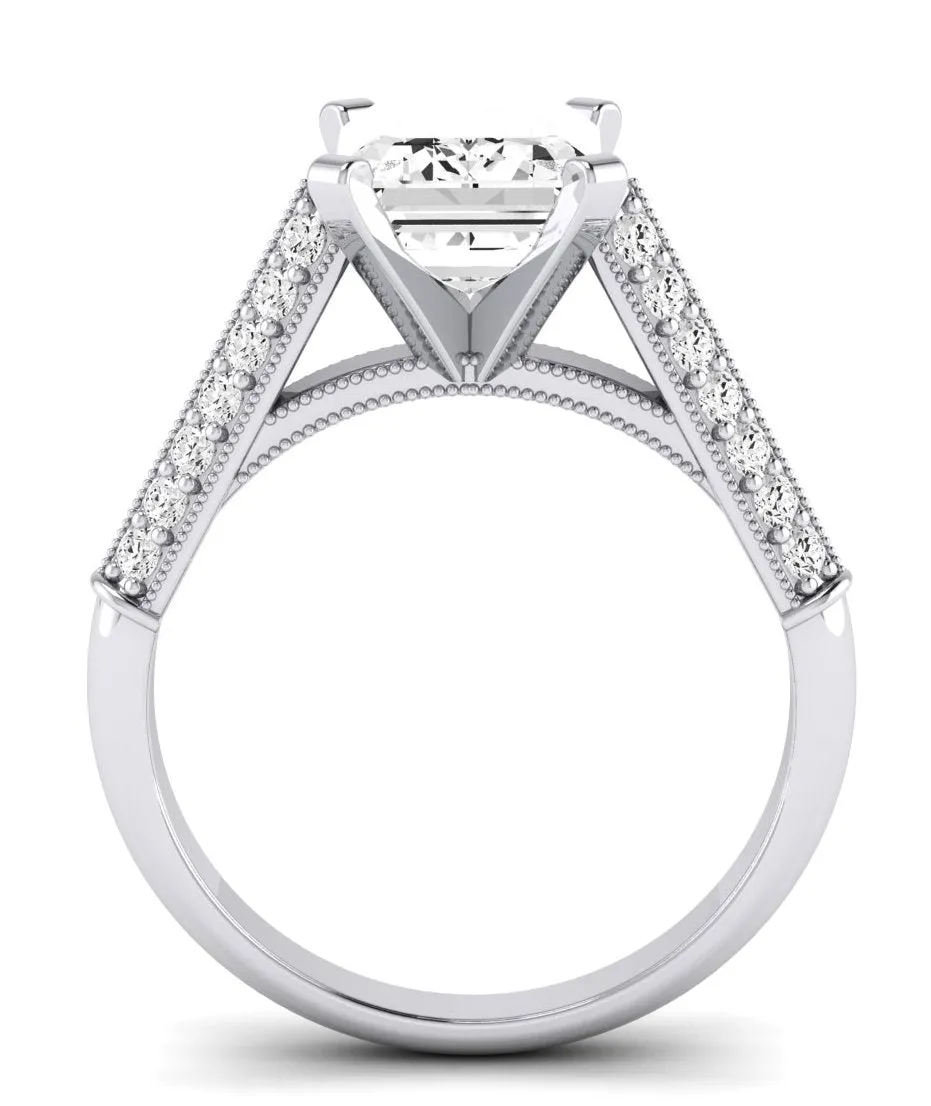 Iberis - GIA Natural Emerald Diamond Engagement Ring