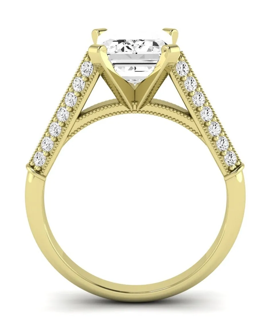 Iberis - GIA Natural Emerald Diamond Engagement Ring