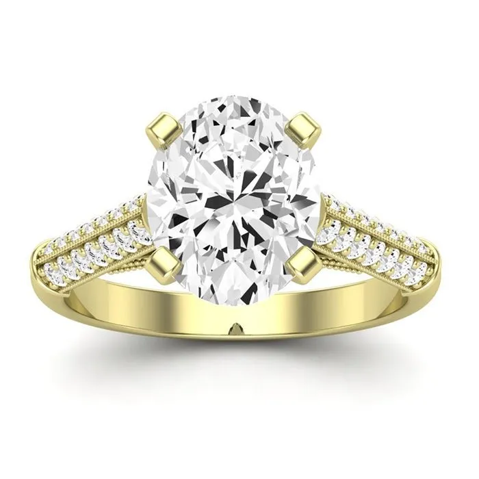 Iberis - Oval Diamond Engagement Ring