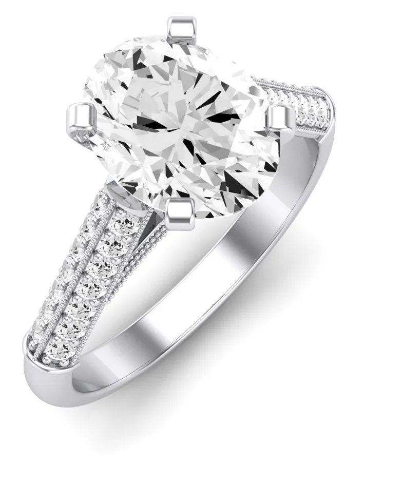 Iberis - Oval Diamond Engagement Ring