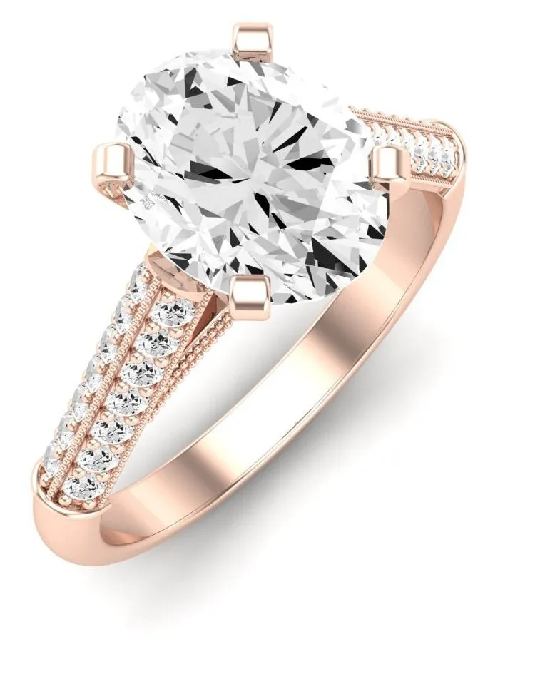 Iberis - Oval Diamond Engagement Ring