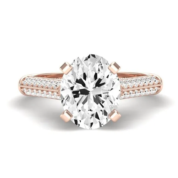 Iberis - Oval Diamond Engagement Ring