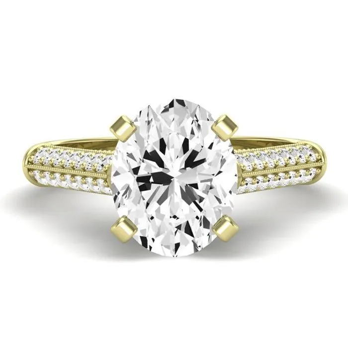 Iberis - Oval Diamond Engagement Ring