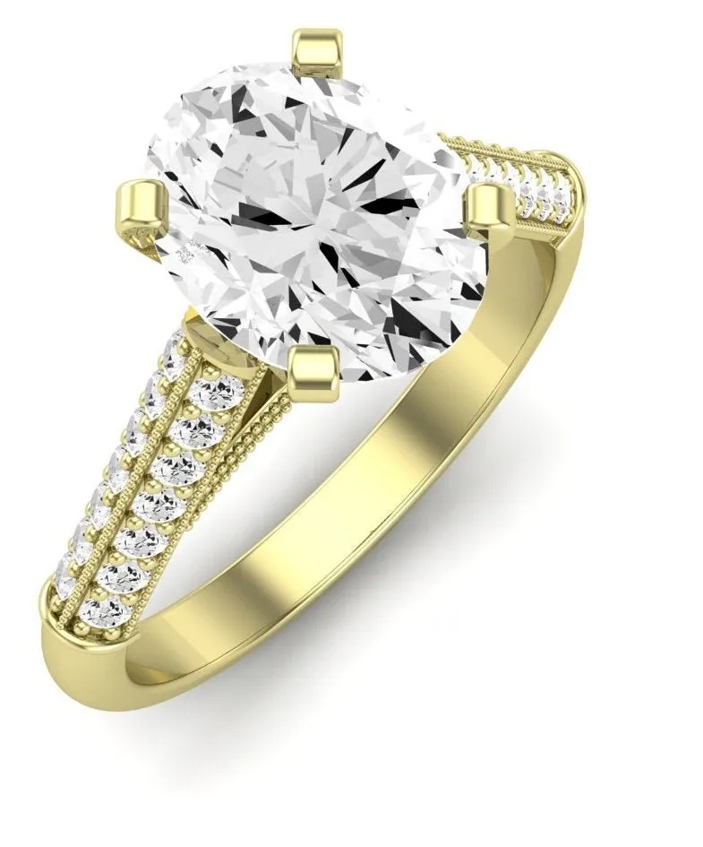 Iberis - Oval Diamond Engagement Ring