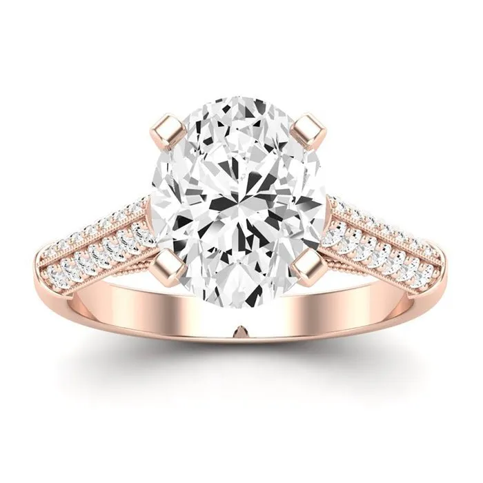 Iberis - Oval Diamond Engagement Ring