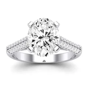 Iberis - Oval Diamond Engagement Ring