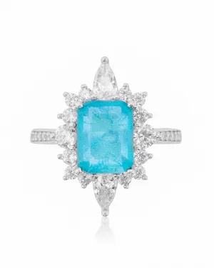 Indigo Charm Silver Ring