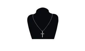 Jesus Cross Bead Chain Pendant Necklaces