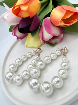 Kateryn Chunky Pearls Earrings