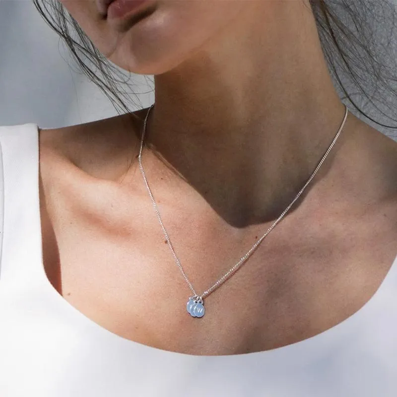 Kirstin Ash Bespoke Collection Oval Initials - Sterling Silver