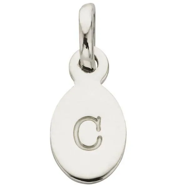 Kirstin Ash Bespoke Collection Oval Initials - Sterling Silver