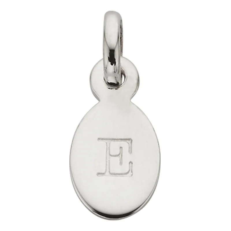 Kirstin Ash Bespoke Collection Oval Initials - Sterling Silver