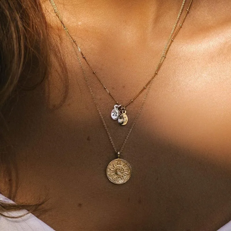Kirstin Ash Bespoke Collection Oval Initials - Sterling Silver
