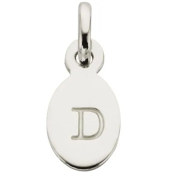 Kirstin Ash Bespoke Collection Oval Initials - Sterling Silver