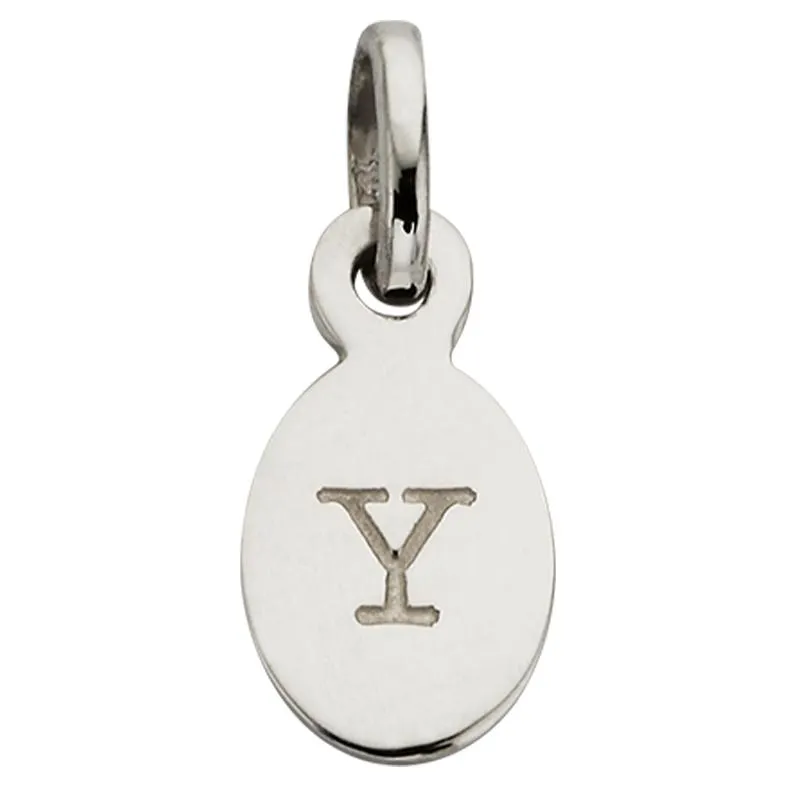 Kirstin Ash Bespoke Collection Oval Initials - Sterling Silver