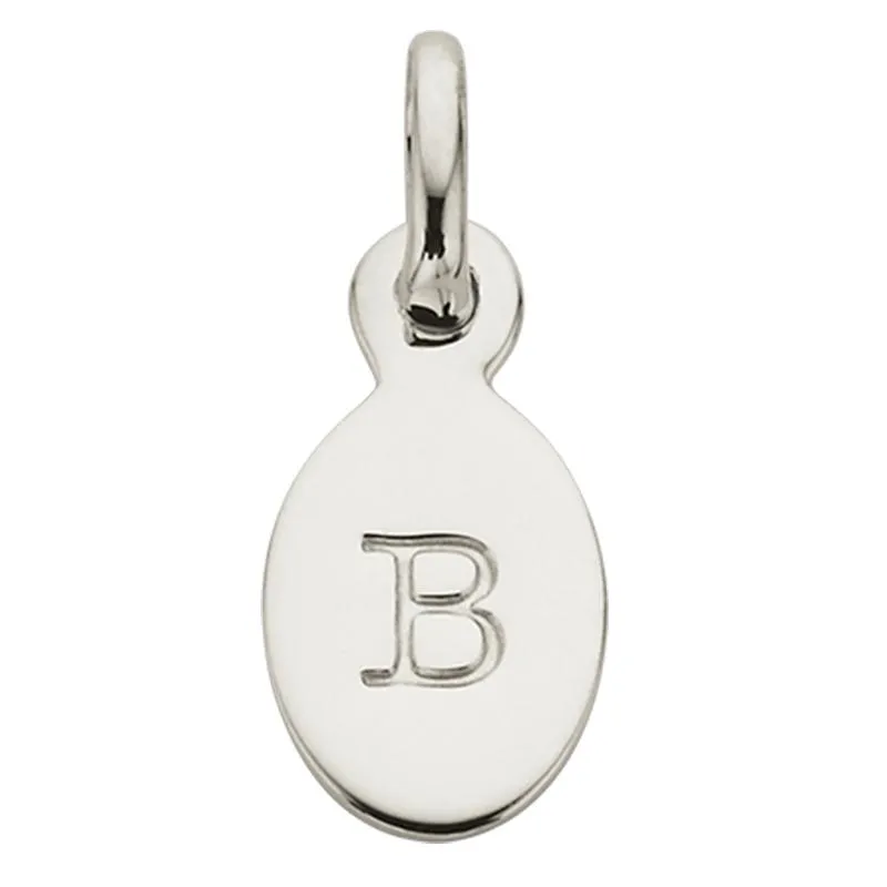 Kirstin Ash Bespoke Collection Oval Initials - Sterling Silver