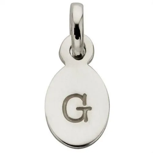 Kirstin Ash Bespoke Collection Oval Initials - Sterling Silver