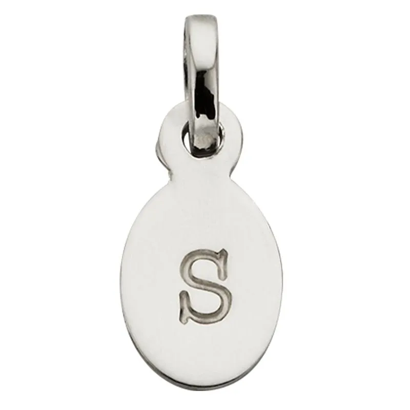 Kirstin Ash Bespoke Collection Oval Initials - Sterling Silver