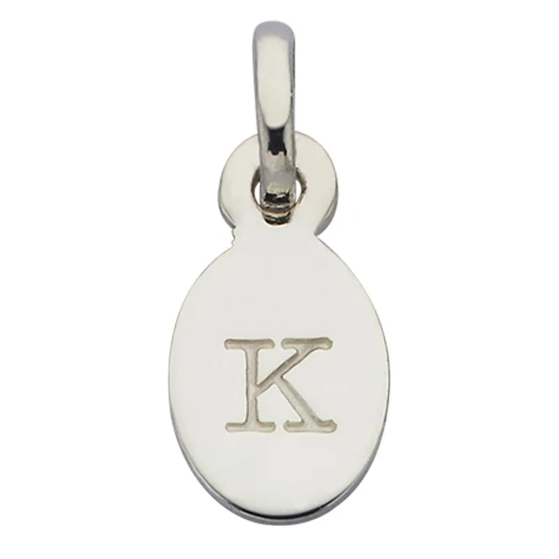 Kirstin Ash Bespoke Collection Oval Initials - Sterling Silver