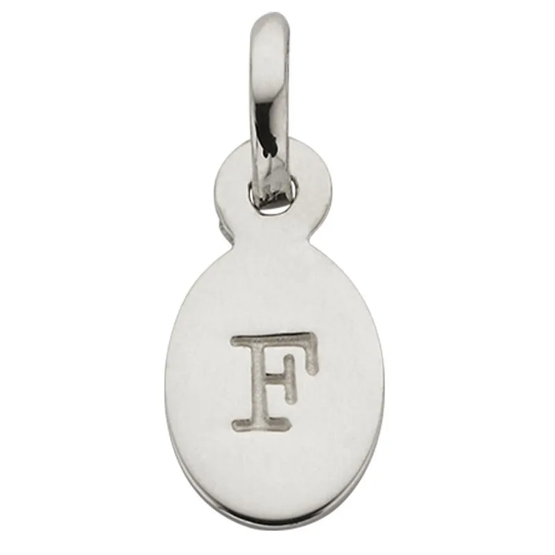 Kirstin Ash Bespoke Collection Oval Initials - Sterling Silver