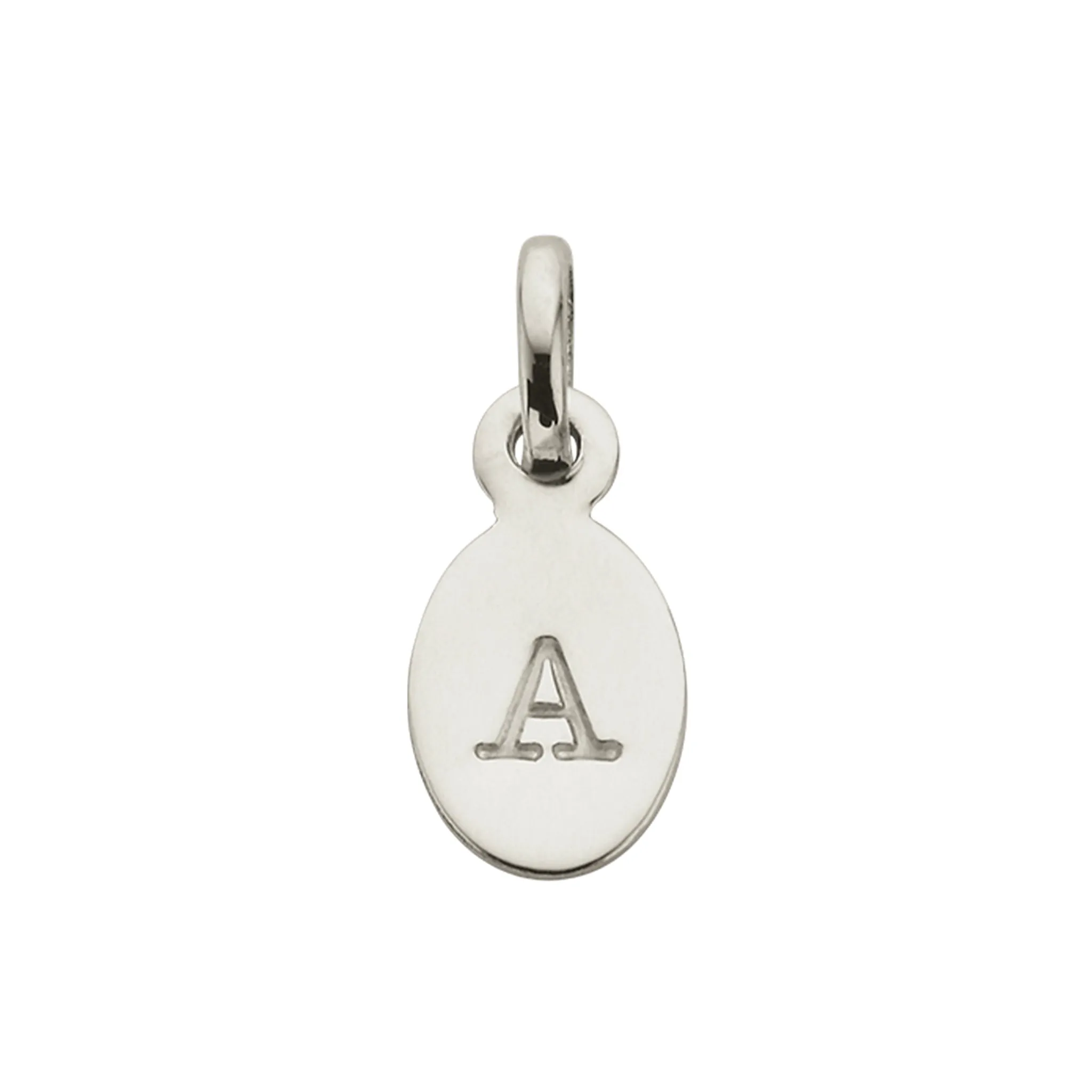 Kirstin Ash Bespoke Collection Oval Initials - Sterling Silver