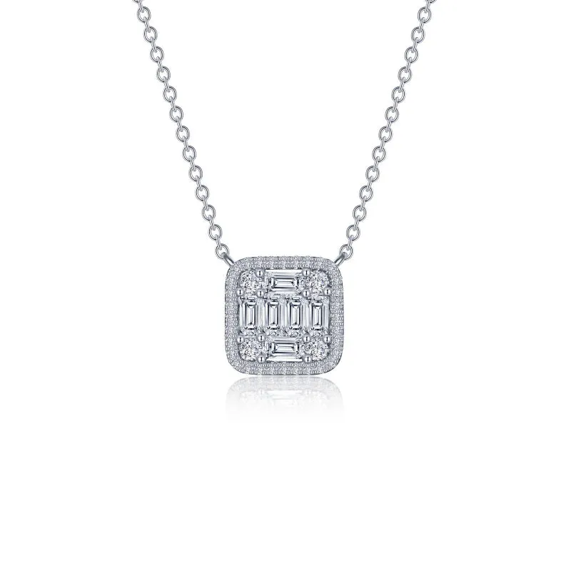 Lafonn Cluster Halo Necklace