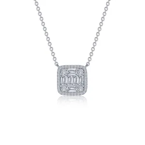 Lafonn Cluster Halo Necklace