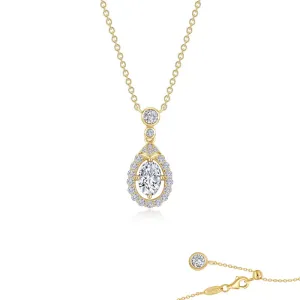 Lafonn Oval Halo Necklace