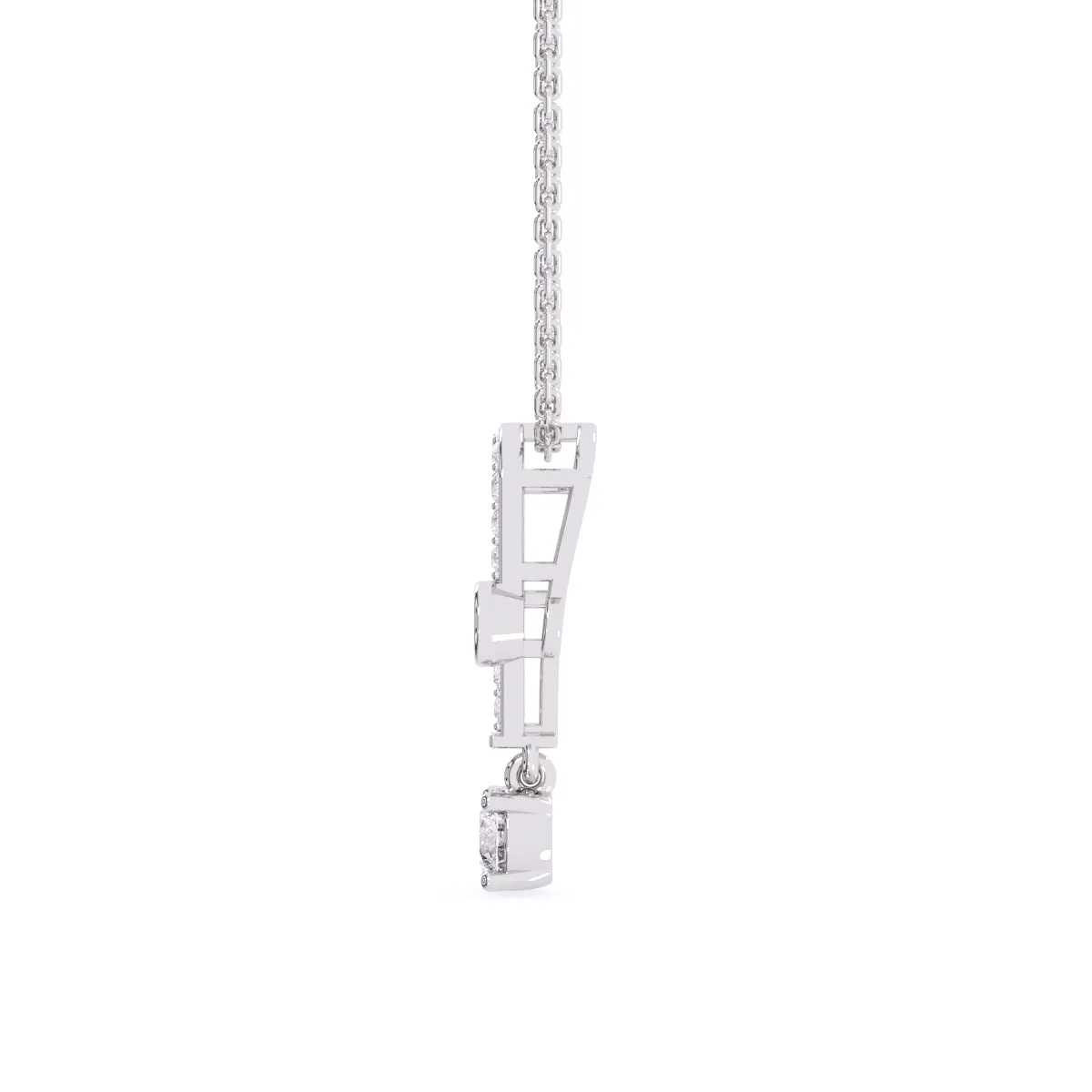 Latest U shaped Lab Grown Diamond Charming Pendant