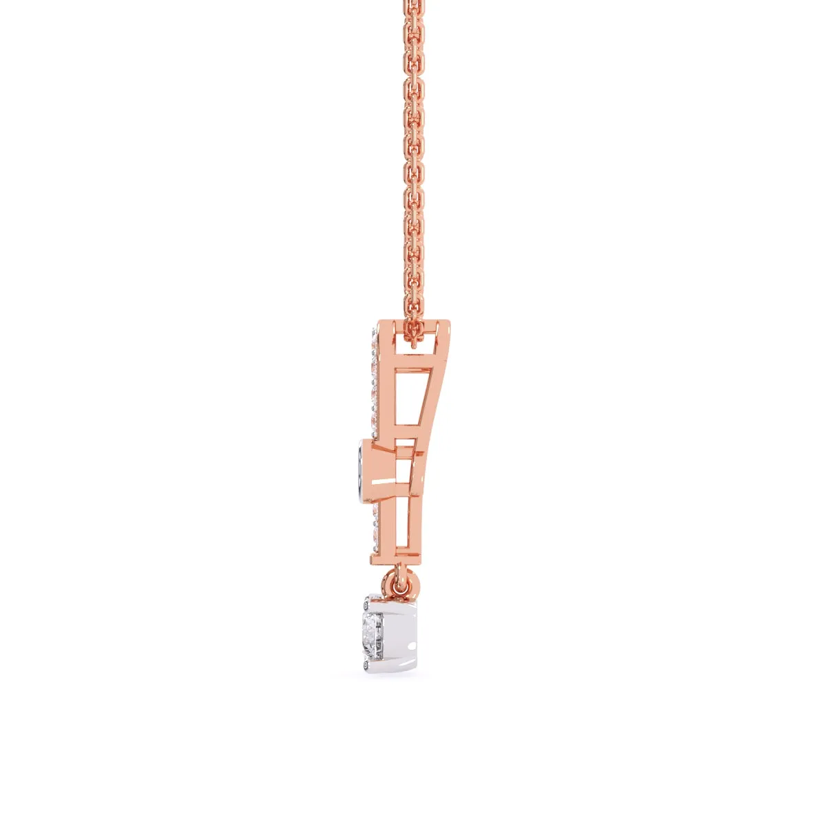 Latest U shaped Lab Grown Diamond Charming Pendant