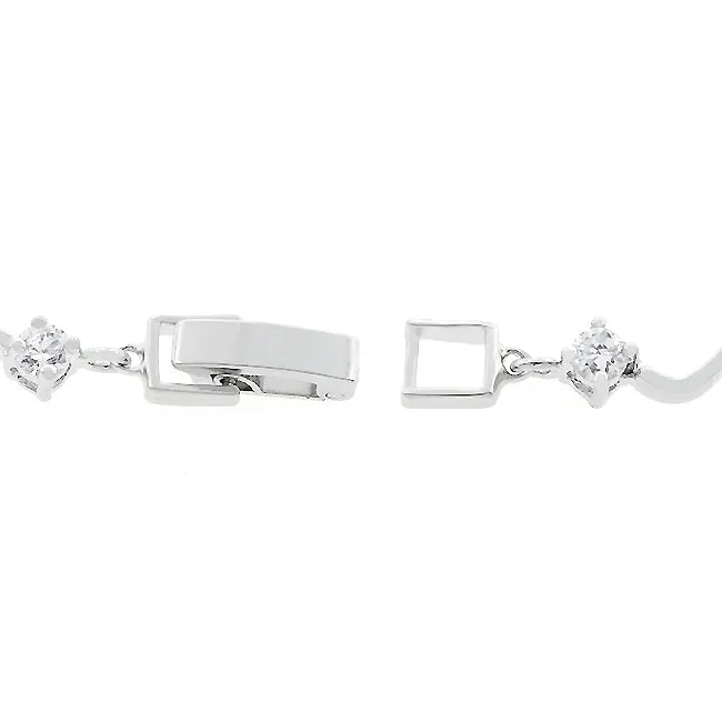 LOVCIA Jewelry Timeless Radiance Cubic Zirconia Bracelet
