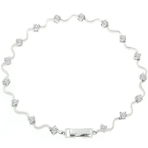 LOVCIA Jewelry Timeless Radiance Cubic Zirconia Bracelet