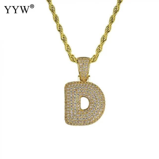 Luxury Name Letters Chain Pendants