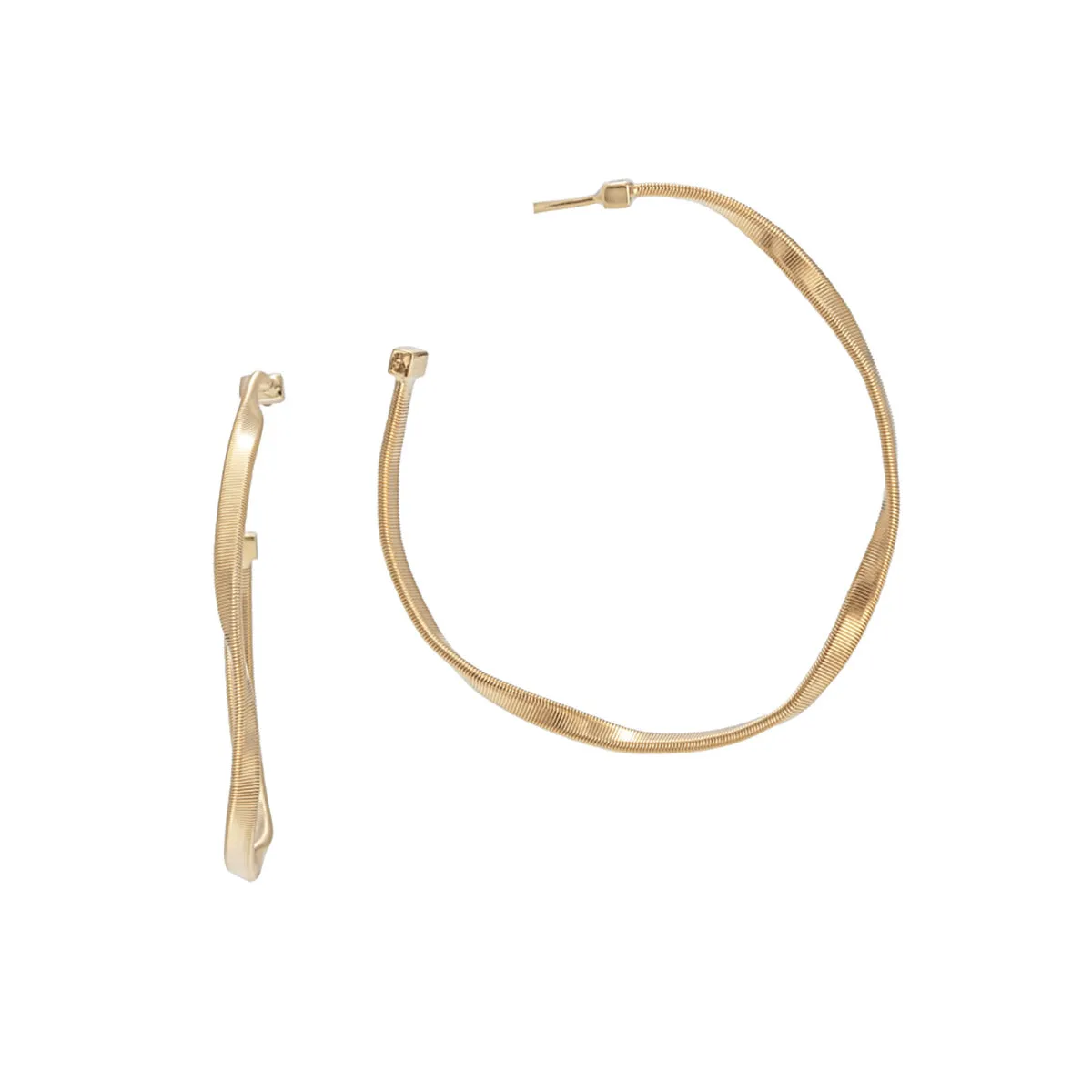 Marrakech Coiled Hoop Earrings in 18K Yellow Gold