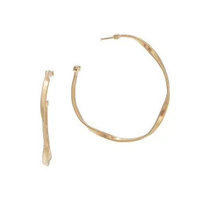 Marrakech Coiled Hoop Earrings in 18K Yellow Gold