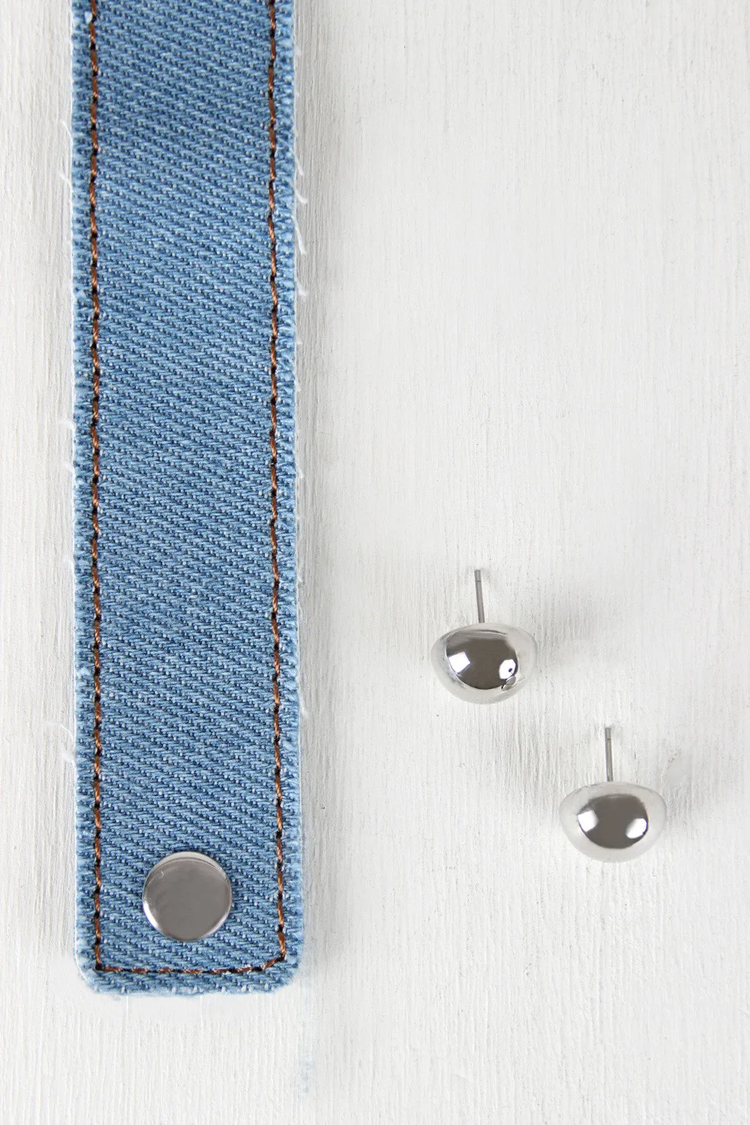 O So Charming Denim Choker