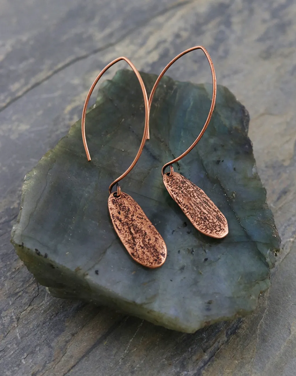 Organic Drop Earrings