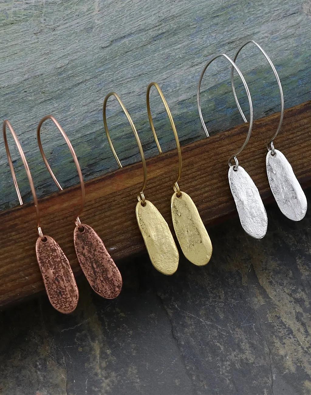 Organic Drop Earrings