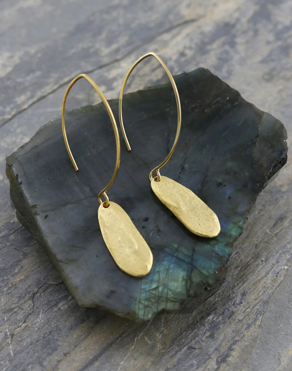 Organic Drop Earrings