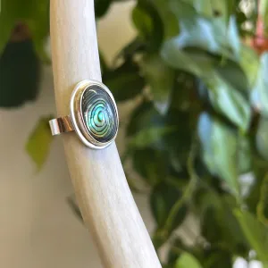 Oval Abalone ring