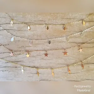 Oval coin necklace