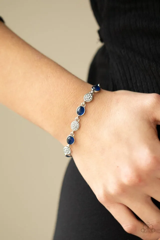 Paparazzi Bracelet ~ Stop and GLOW - Blue