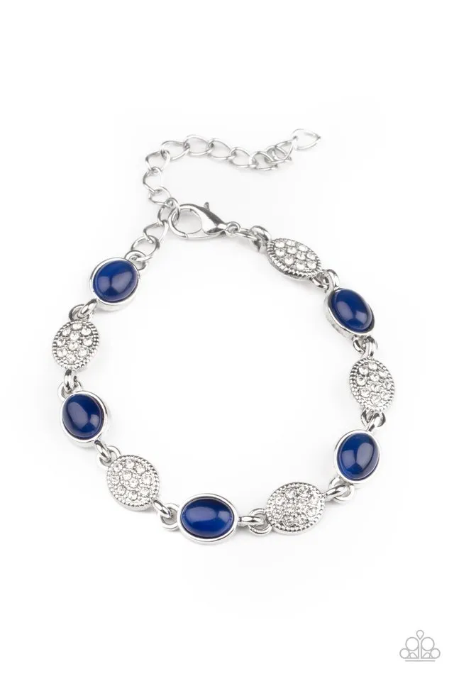 Paparazzi Bracelet ~ Stop and GLOW - Blue