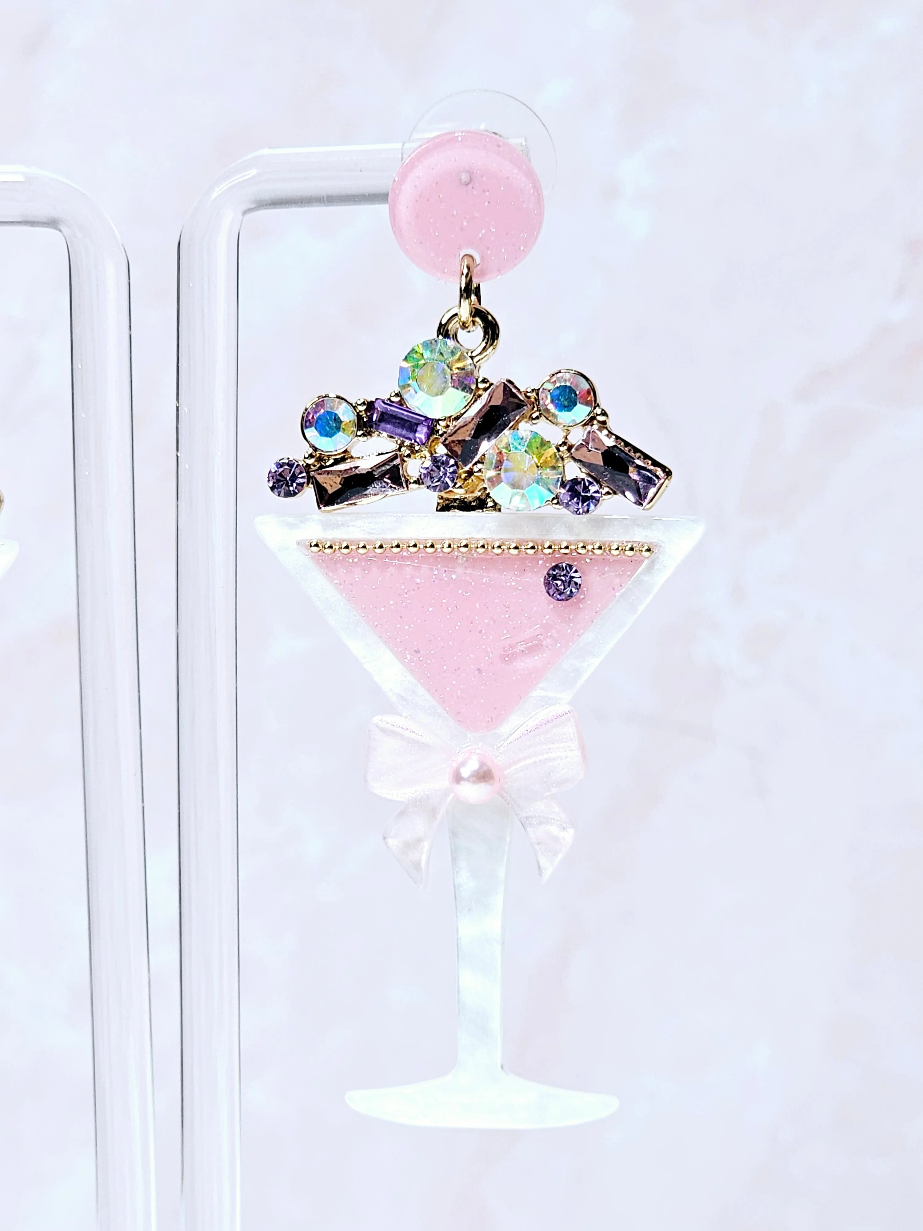 Pink Martini Earrings