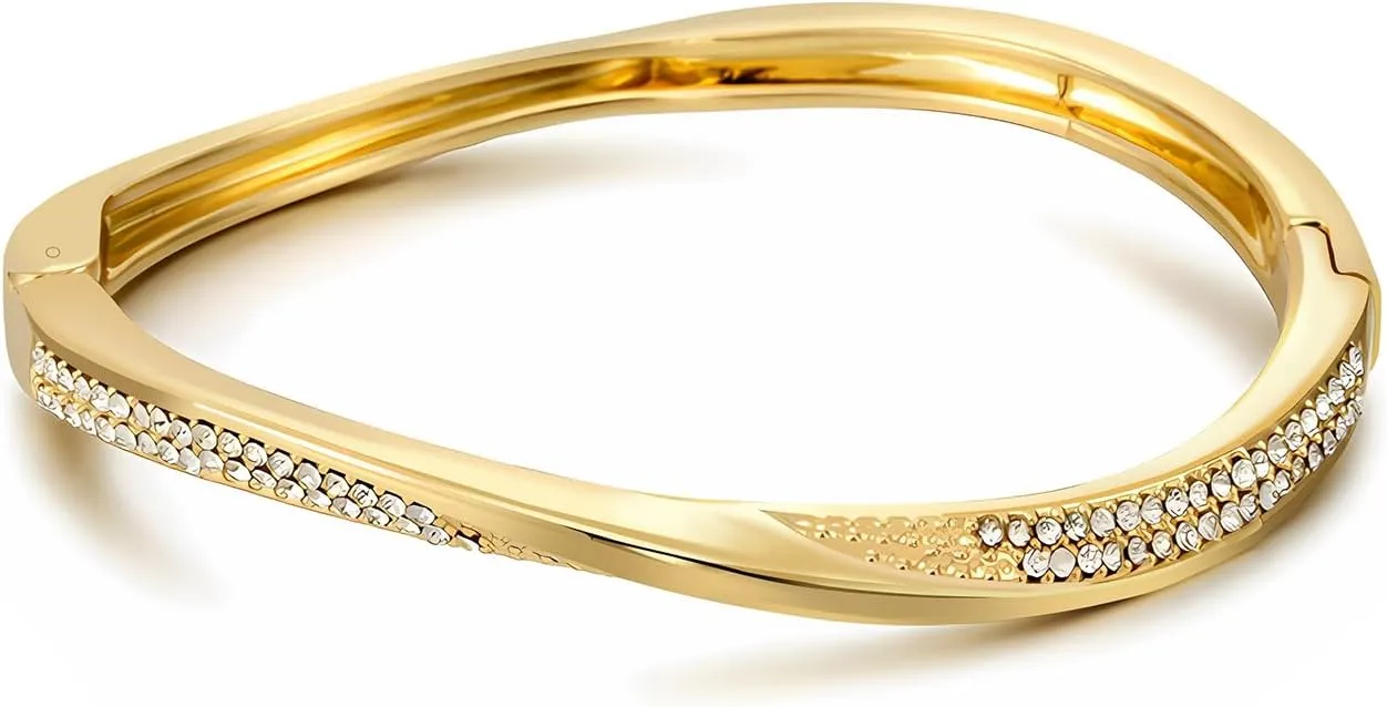PIPITREE Gold Cuff Bracelets for Women, Adjustable Chunky Open Cuff Bangle Bracelets Minimalist Gold Wrist Cuff Bracelets