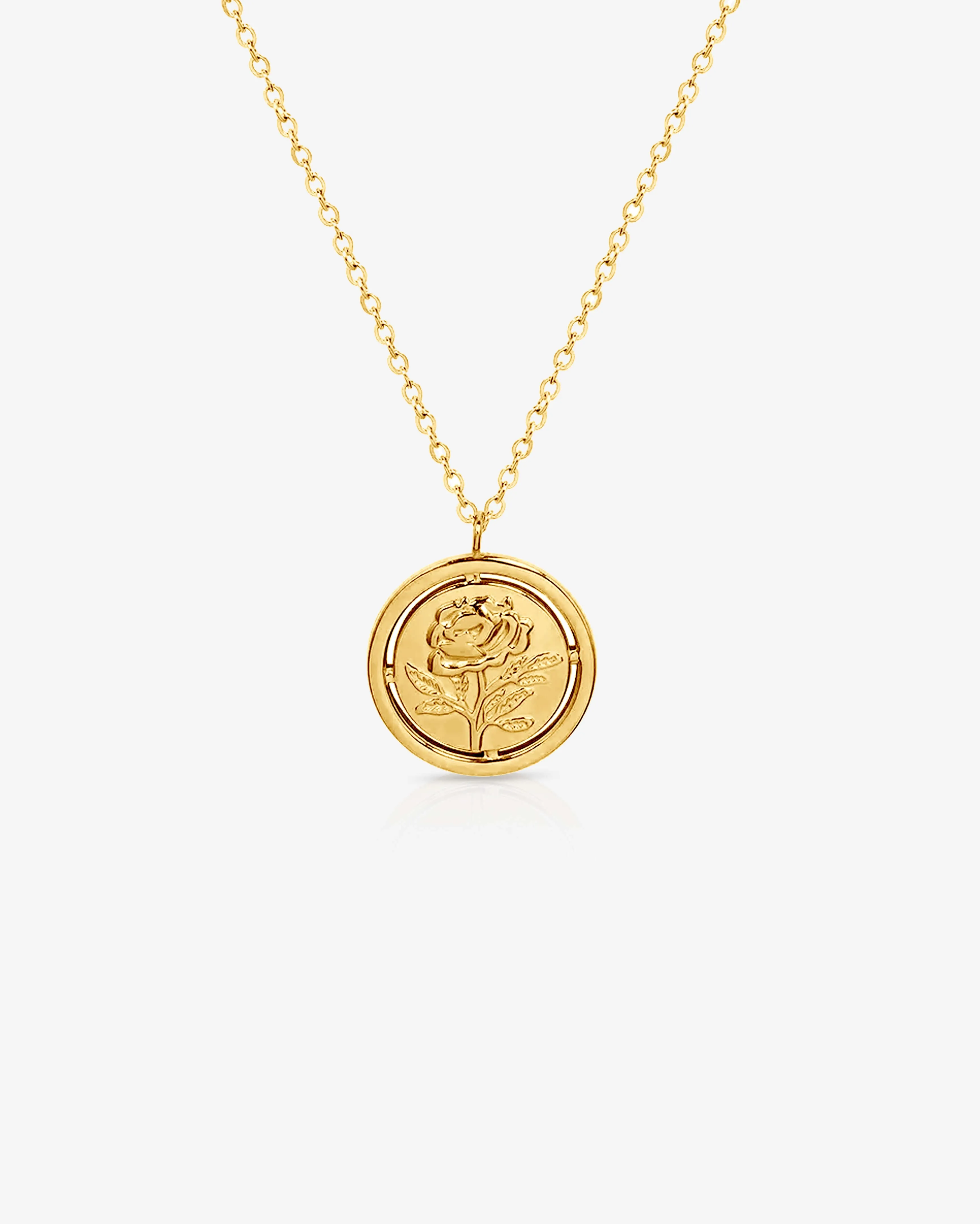Rose Medallion Necklace