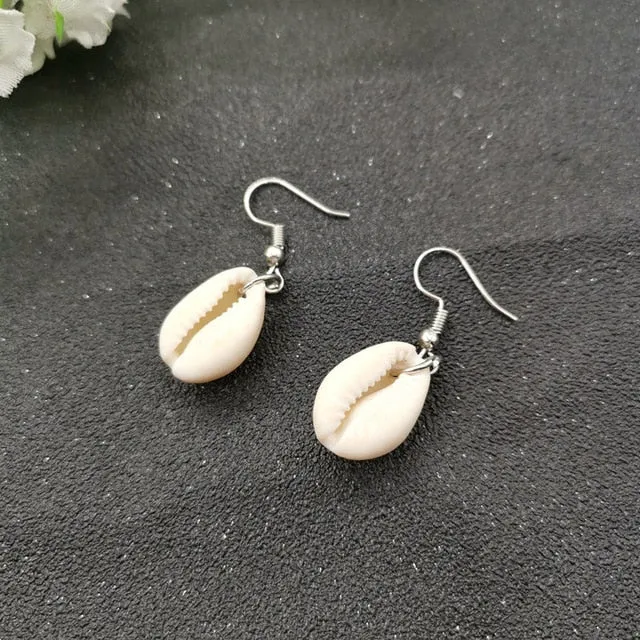 Save Sea Animals Jewelry | Drop SeaShell Earrings