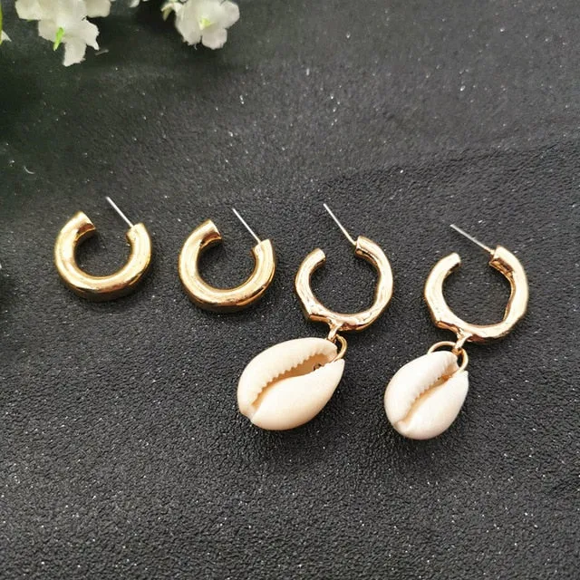 Save Sea Animals Jewelry | Drop SeaShell Earrings