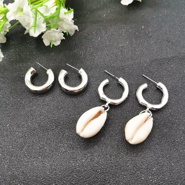 Save Sea Animals Jewelry | Drop SeaShell Earrings